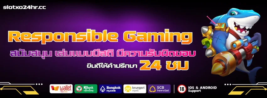 slotxo24hr สนับสนุนการเล่นตาม นโยบาย Responsible-Gaming